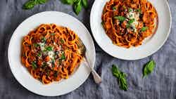 Nhingi Bolognese (butternut Bolognese)