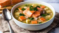 Norsk Laksuppe (norwegian Salmon Soup)