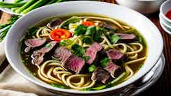 Nqaij Qaib Zib Ntsuag (hmong-style Beef And Noodle Soup)
