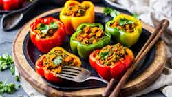 Nshima Stuffed Peppers (sadza Stuffed Peppers)