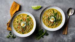 Ohn Noh Khauk Swe (coconut Curry Noodle Soup)