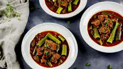 Okra and Lamb Stew (Gombo à l'Agneau)