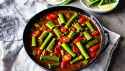 Okra Stoofpot (surinamese Okra Stew)