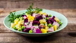 Olivier Salad (ukrainian Beet Salad)