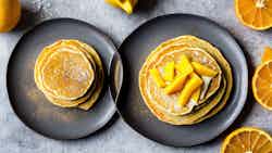 Orange Mango Pancakes (santara Amba Jhili Pitha)