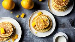 Orange Mango Pancakes (santara Amba Puli Pitha)