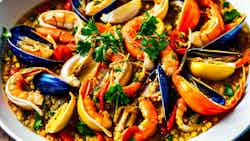 Paella Canaria De Mariscos (canarian Seafood Paella)