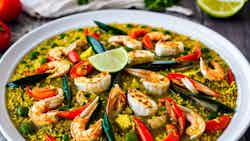 Paella De Mariscos Estilo Cubano (cuban Style Seafood Paella)