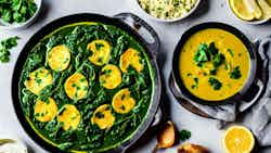 Palak Aloo (creamy Spinach And Potato Curry)