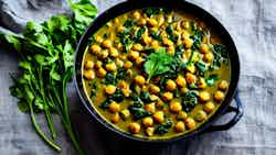 Palak Chana (chickpea And Spinach Stew)