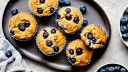 Paleo Banana Blueberry Muffins