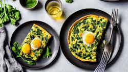 Paleo Spinach And Mushroom Omelette