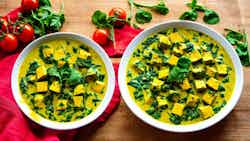 Palong Shaak Paneer (creamy Spinach And Paneer Curry)