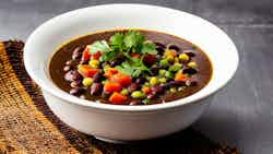 Panama Canal Black Bean Soup (Sopa de Frijoles Negros del Canal de Panamá)