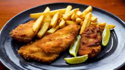 Panamanian Style Fish and Chips (Pescado y Papas Fritas Estilo Panameño)