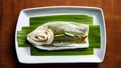 Pandan Hainan Steamed Fish