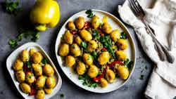 Pap And Chakalaka Stuffed Potatoes