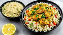 Parboiled Rice Pilaf With Chicken (chilka Chicken Biryani)