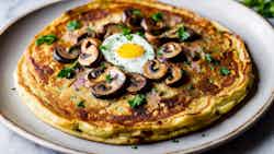 Pascade: Savory Pancake With Mushrooms And Ham