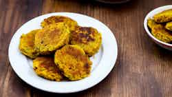 Patacones (spiced Plantain Fritters)