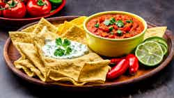 Pav Bhaji Queso Dip