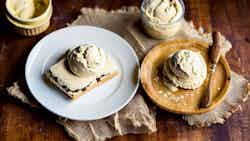Peanut Sweet Flatbread Ice Cream Sandwich (delicious Shenga Holige Ice Cream Sandwich)