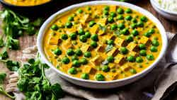 Peas And Cottage Cheese Curry (bhojpuri Matar Paneer)