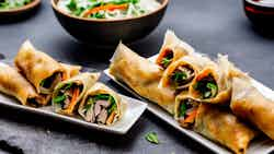 Peking Duck Spring Rolls (Běijīng Kǎoyā Chūnjuǎn)