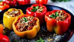 Peperoni Ripieni (ligurian Style Stuffed Bell Peppers)