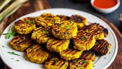 Perkedel Jagung Bakar (grilled Corn Fritters)