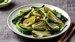 Pernil Bok Choy Stir-Fry (Roast Pork Bok Choy Stir-Fry)