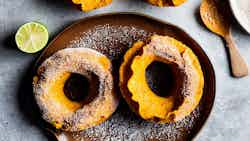 Peruvian Pumpkin And Sweet Potato Doughnuts (picarones)