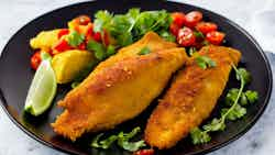 Pescado Frito Con Salsa Criolla (fried Fish With Creole Sauce)