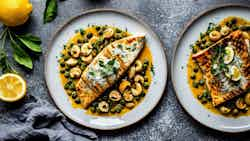 Pesce Spada Alla Griglia Con Salsa Al Limone E Capperi (grilled Swordfish With Lemon Caper Sauce)