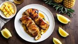 Pineapple Rum Glazed Chicken