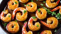 Pineapple Rum Glazed Shrimp