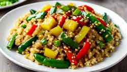 Pineapple Teriyaki Quinoa Stir-fry