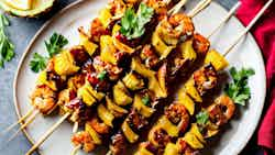 Pineapple Teriyaki Shrimp Skewers