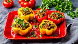 Piperies Yemistes (greek-style Stuffed Peppers)