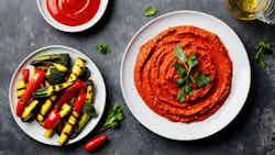 Piquant Romesco Sauce With Grilled Vegetables