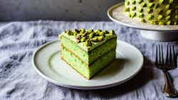 Pistachio and Rosewater Cake (Cake-e Pesteh)