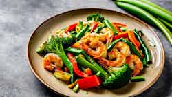 Pohnpeian Prawn And Vegetable Stir-fry