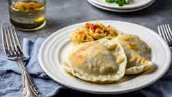 Polish Pierogi with Sour Cream (Pierogi z Kwaśną Śmietaną)