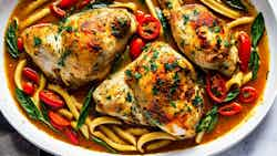 Pollo Allo Zafferano (sardinian Saffron-infused Chicken)