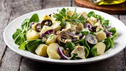 Potato and Mushroom Salad (Bulvių ir grybų salotos)