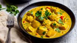 Potato Curry With Rice Dish (bhojpuri Aloo Dum Biryani)
