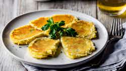 Potato Pancake With Cheese (taste Of The Rhodopes: Patatnik With Cheese)