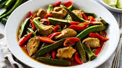 Poulet Okra (chicken And Okra Stir-fry)