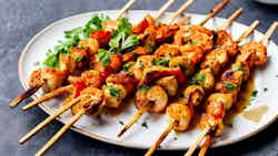 Prawn Peri Peri Skewers (Espetadas de Camarão Peri Peri)