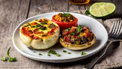 Provoleta and Bacon Stuffed Mushrooms (Champiñones Rellenos de Provoleta y Tocino)